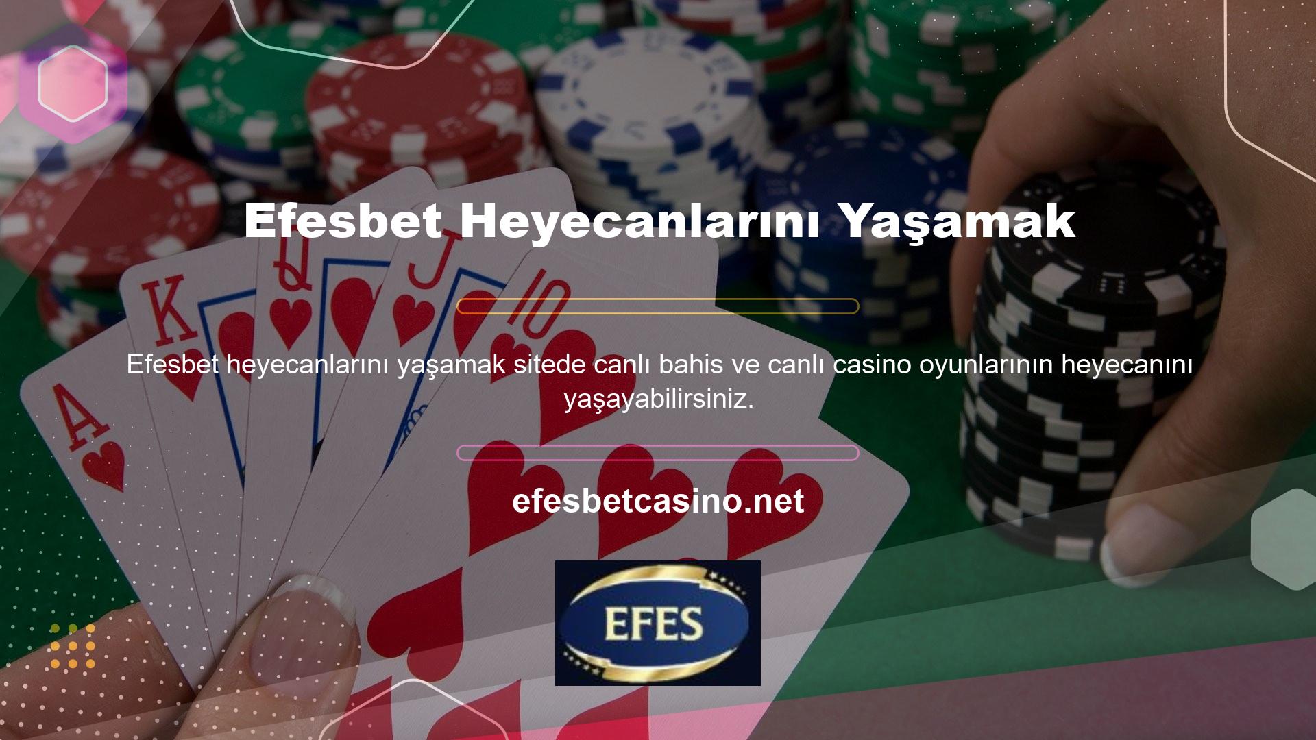 Efesbet sitesi ve casinosu