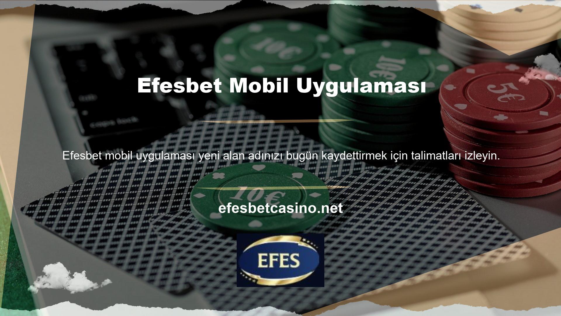 Efesbet mobil uygulamasına ne gerek var: siyah, beyaz ve yeşil bir tasarıma sahip olup, firmanın bonus yarışları ve yeni eklenen, sürekli dönen ve ortasında kaydırıcı bulunan wild race özelliği bulunmaktadır